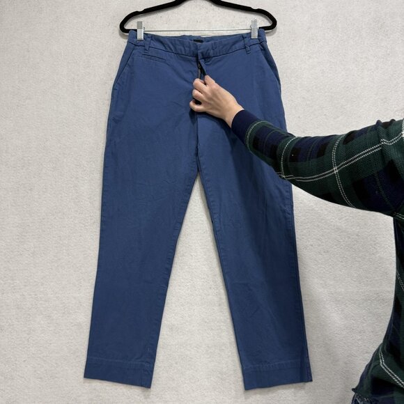 Patagonia Pants Womens 6 Blue Organic Cotton Twill Chino Straight Leg Stretch - Picture 7 of 12